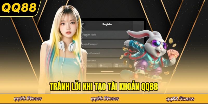 Tránh lỗi khi tạo tài khoản QQ88